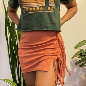 Orange Fashion Nova Skirt